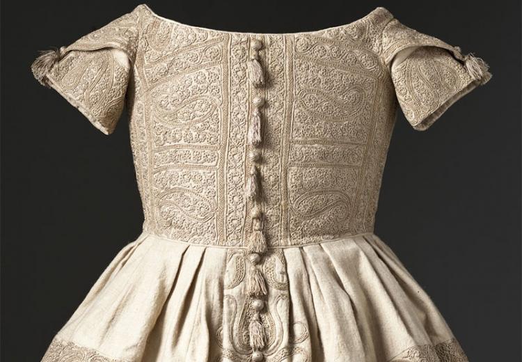 Boy's frock or gown, 1800s.