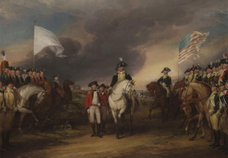 Cornwallis’s surrender at Yorktown.