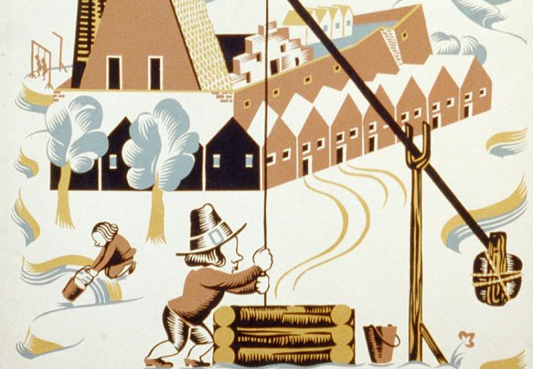 Early Multi-National Influences in the United States: Civic Services Poster