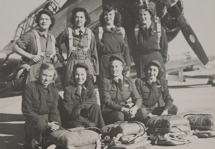 World War II Women Air Force Service Pilots aviators.
