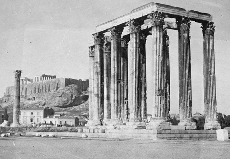 The Temple of Jupiter near the Acropolis at Athens.