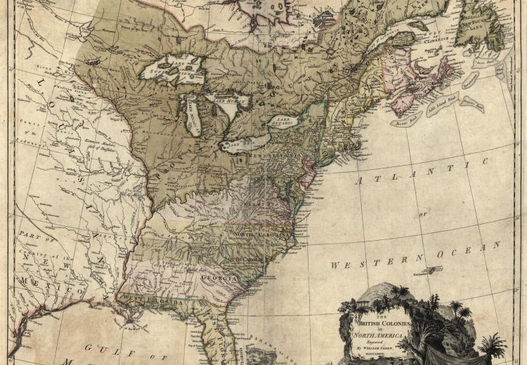 North American Map, 1777