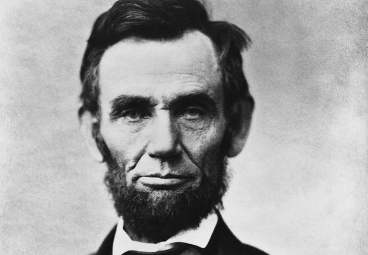 Abraham Lincoln portrait.