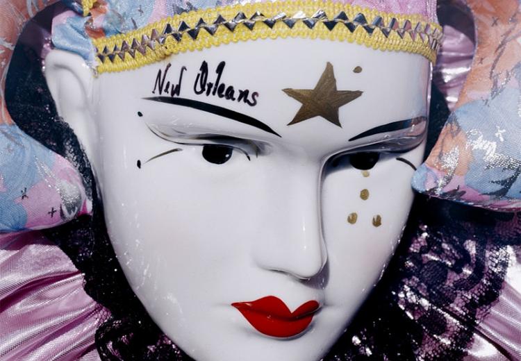 Mardi Gras mask, New Orleans, Louisiana.