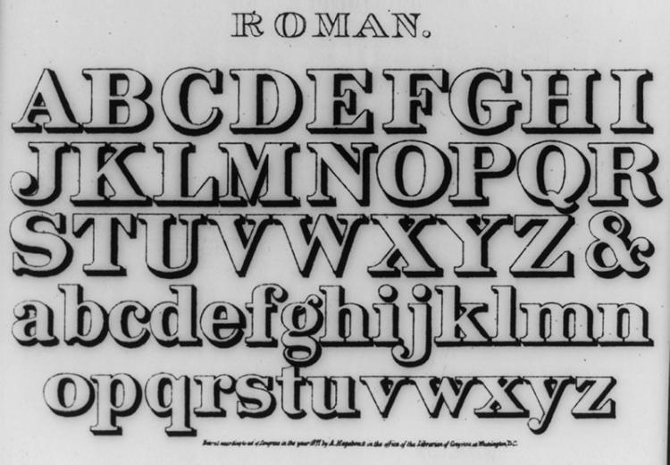 roman latin language alphabet