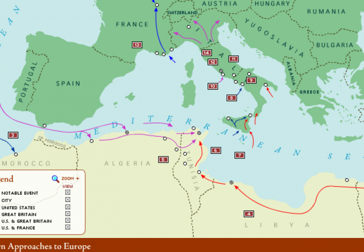 Southern Approaches to Europe in WWII