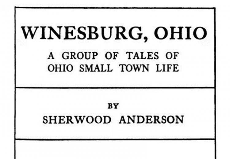 First edition title page of Winesburg, Ohio.