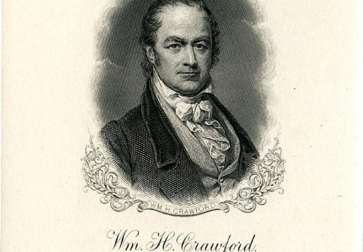 William H. Crawford was one of four candidates for President in 1824.