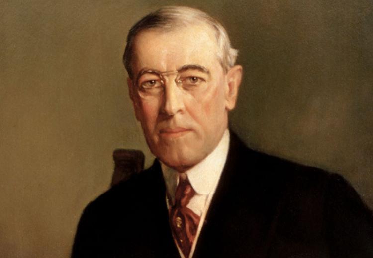 President Woodrow Wilson, 1913.