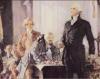 Painting of scene at the signing of the constitution